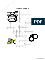 Crime Crossword For Yes Students