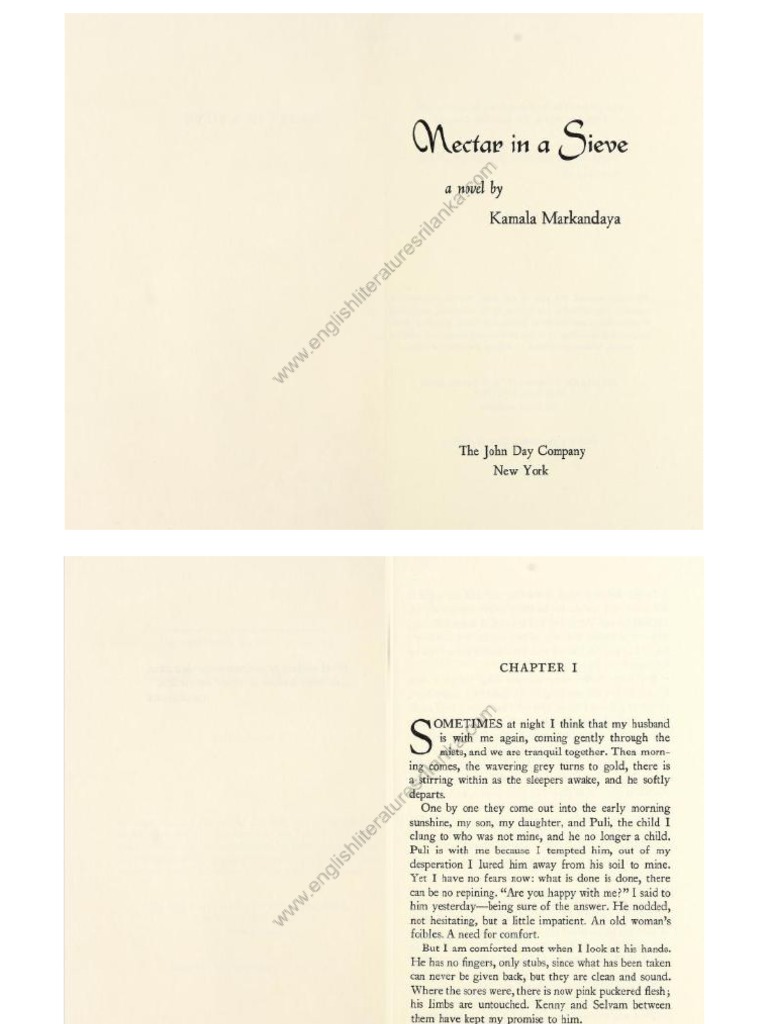 Nectar in A Sieve ELSL 1 PDF