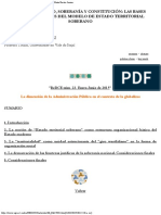 Territorialidad, Soberanía y Constitución Luiz Magno Pinto Bastos Junior