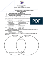 SUMMATIVE ASSESSMENT TOOL MAPEH 9 FOR 2ND QUARTER Average