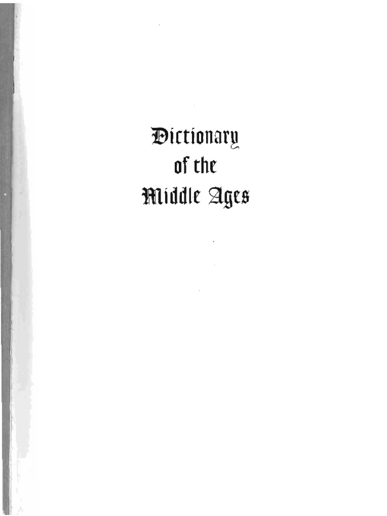 Dictionary of The Middle Ages Volume 3 PDF