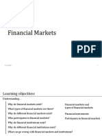 Topic 3-Financial Markets