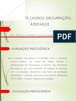 Avaliação P. - Laudos