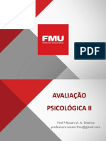 10 - Avaliação Psicológica II - Categorização de Testes