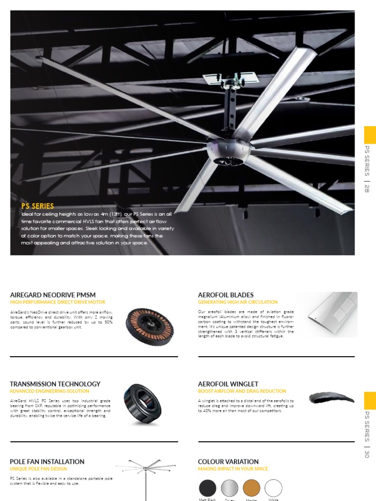 HVLS-PS Catalogue | PDF