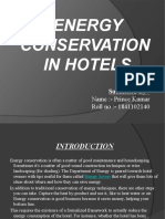 Energy Conservation in Hotel
