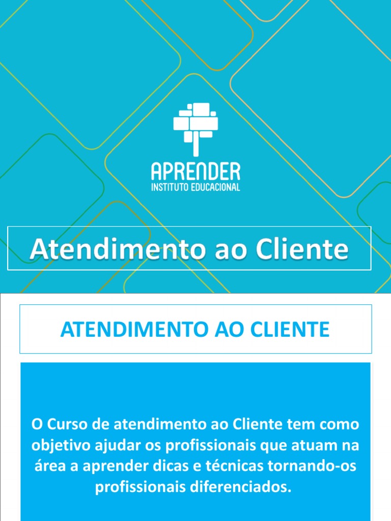 Atendimento Ao Cliente Pdf Qualidade Negócios Comunicação