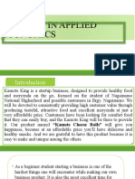 Report in Applied Economics (Autosaved)