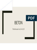 Pertemuan 13 BETON