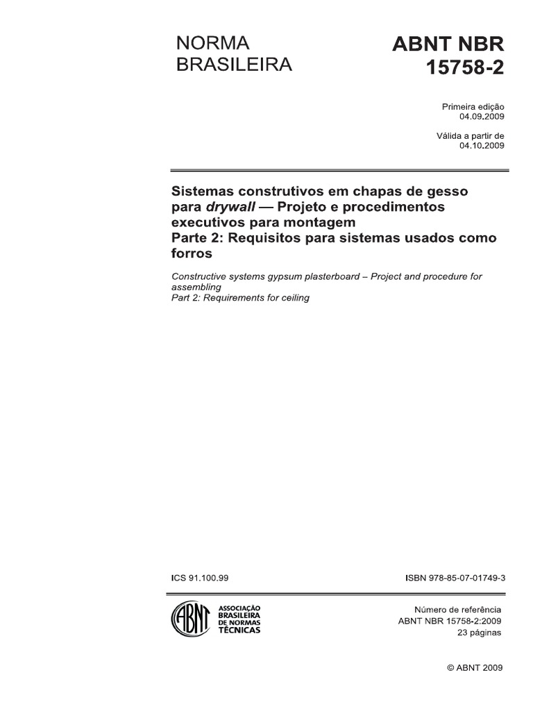 Norma NBR 15.758-2 | PDF