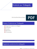 Geometria Plana - Pontos Notáveis Nos Triângulos - v1