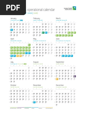 ARAMCO 2023 Calendar
