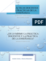 Las Prácticas Docentes y Las Prácticas de La