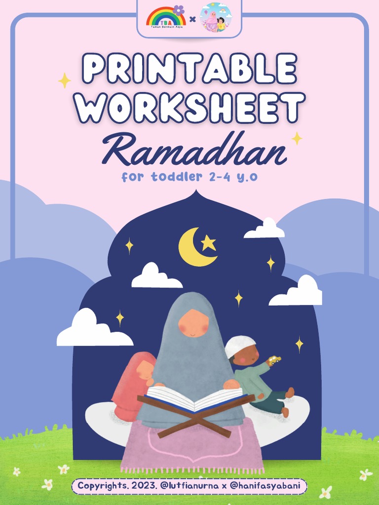 (2 4) Printable Worksheet Ramadhan 1444H hanifasyabani X