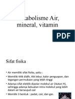 Metabolisme Air, Mineral, Vitamin