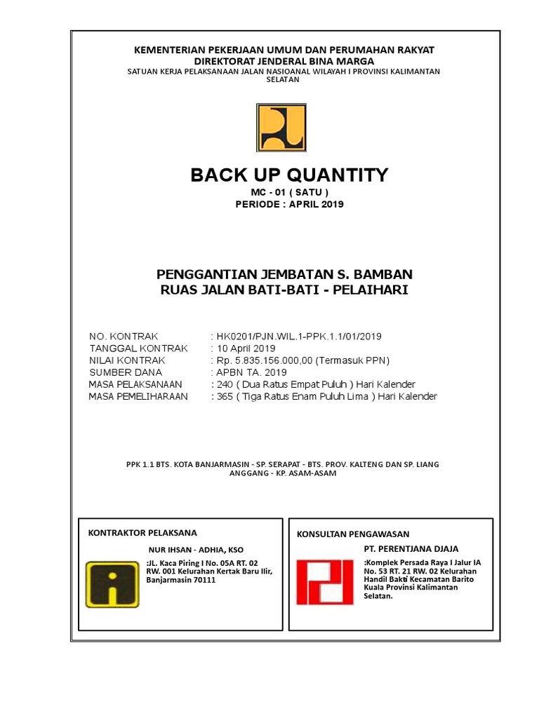 BackUp MC01 April 2019 | PDF