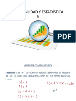 05 Análisis Combinatorio y Probabilidad