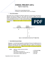 Project in Highway Engineering TE CSUDue Date Dec 12, 2022