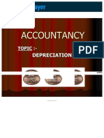 Accountancy Topic:-Depreciation. Slides