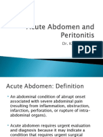 Acute Abdomen and Peritonitis - Khomeini
