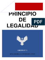 Trabajo Monografico Grupo 1º - Principio de Legalidad