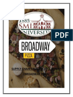 Supply Chain Final Project Report (Broadway Pizza)