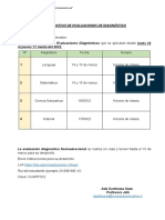 Informativo Evaluaciones #1