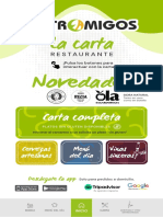 Entreamigos Carta Restaurante 1