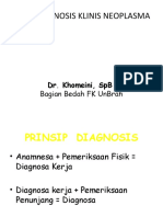 Dasar Diagnosis Klinis Neoplasma. Khomeini SPB