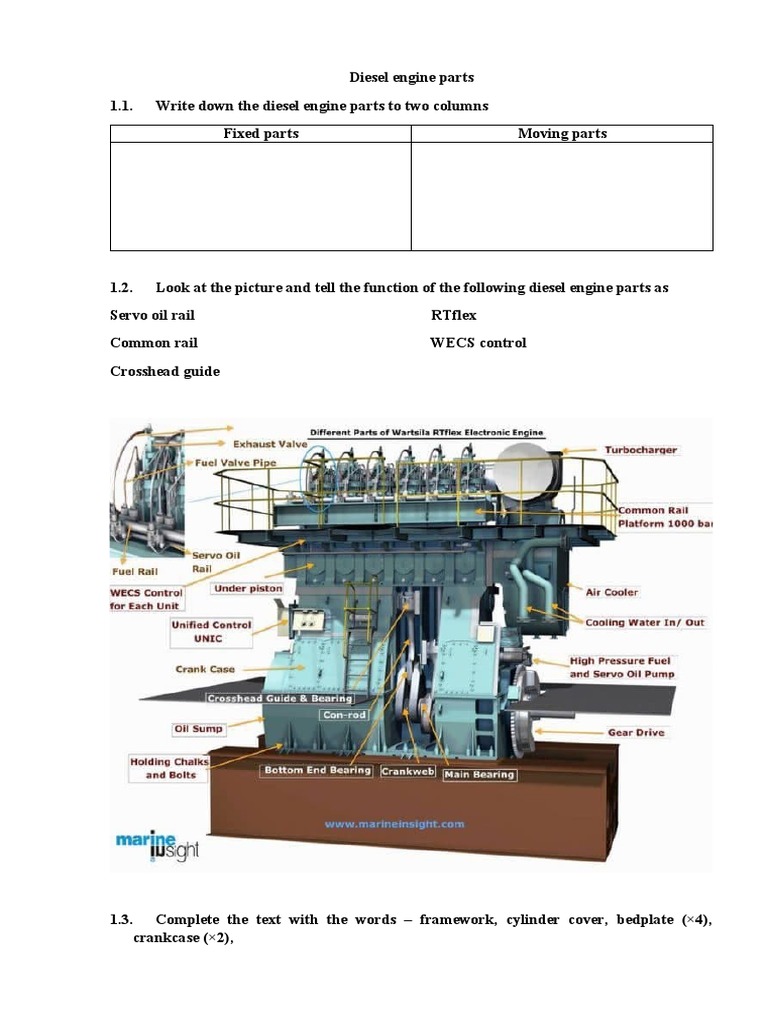 Diesel Engine Parts PDF