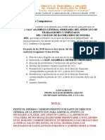 Orden Del Dia de La Asamblea Ordinaria ABRIL 2022