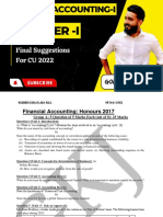 Financial Accounting. (Sem-1) 2017-20