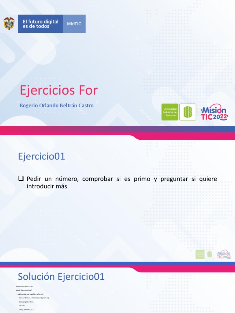 04 Ejercicios While | PDF | Java (lenguaje de programación) | Ciencias ...