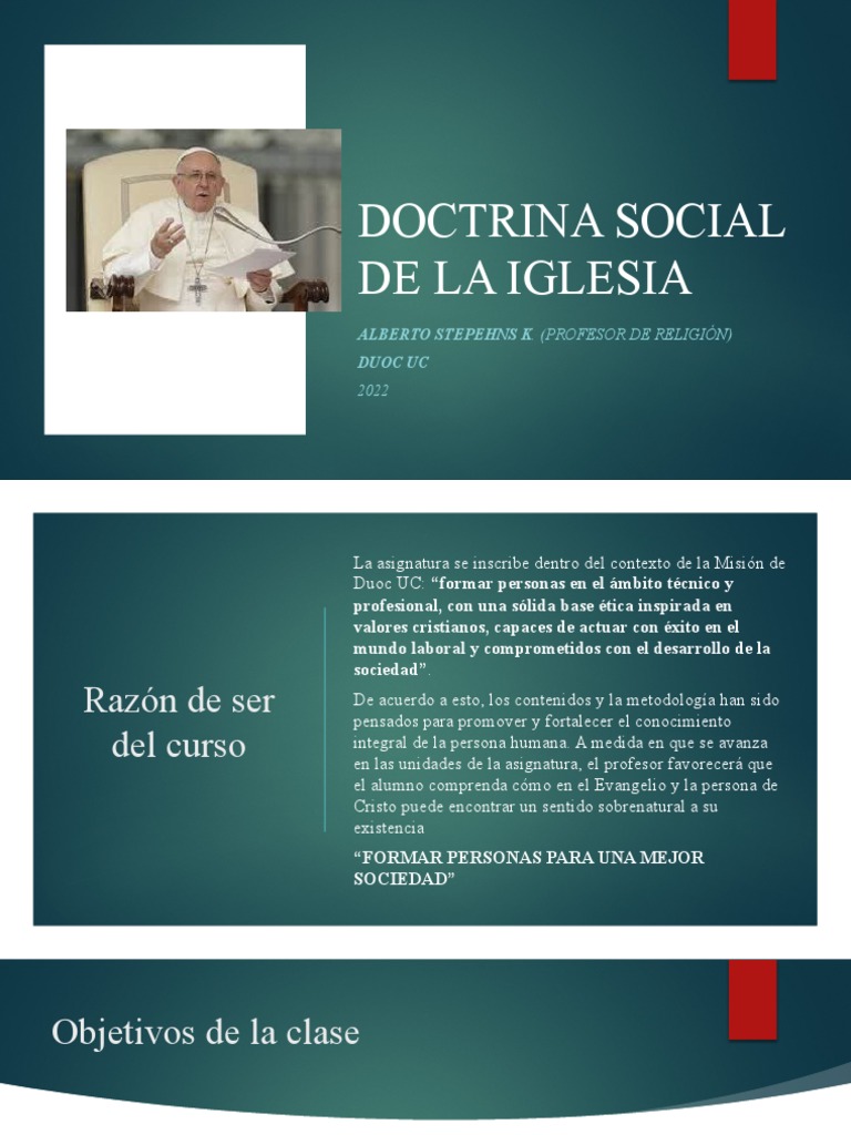 Doctrina Social de La Iglesia | PDF | Verdad | Amor