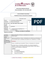 Guía para Elaborar El Portafolio de Técnicas e Instrumentos de Evaluación Virtual