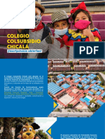 Brochure Colegio Chicala Educacion Colsubsidio