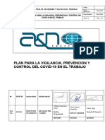 A&N PROYECTOS - Plan de Vigilancia Prevención Control y Frente Al Covid-19