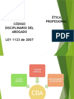 Código Disciplinario Del Abogado