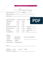 Anamnese Nutricional Paciente Camila Sabóia