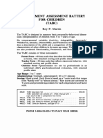 Temperament Assessment Battery For Children (TABC) : P. Martin