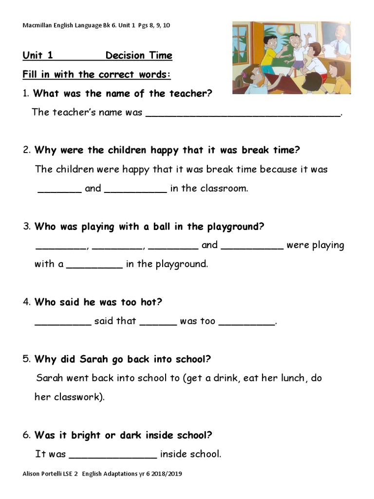 Macmillan English Language BK 6 Complete | PDF