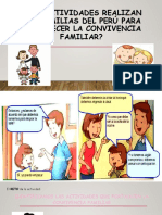 Que Actividades Realizan Las Familias Del Peru para Fortalecer La Convivencia Familiar