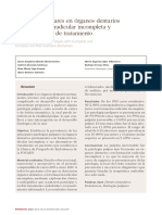 Patologías Pulpares en Órganos Dentarios Con Formación Radicular Incompleta y Sus Alternativas de Tratamiento