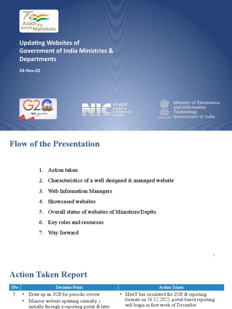 Government Website Management Update | PDF