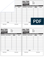 Format Buku Rekap Orderan Olshop | PDF