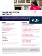 Molly Maid Checklist