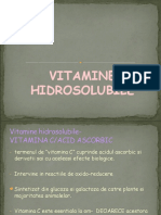 Vitaminele Hidrosolubile