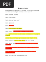 Obra de teatro: El Gato y el Ratón | PDF