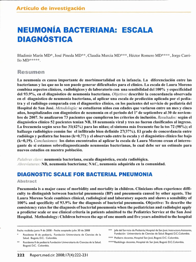 Bacterol 2023 | PDF | Neumonía | Diagnostico medico
