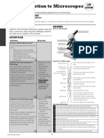 KS3 Lesson Plan - An Introduction To Microscopes